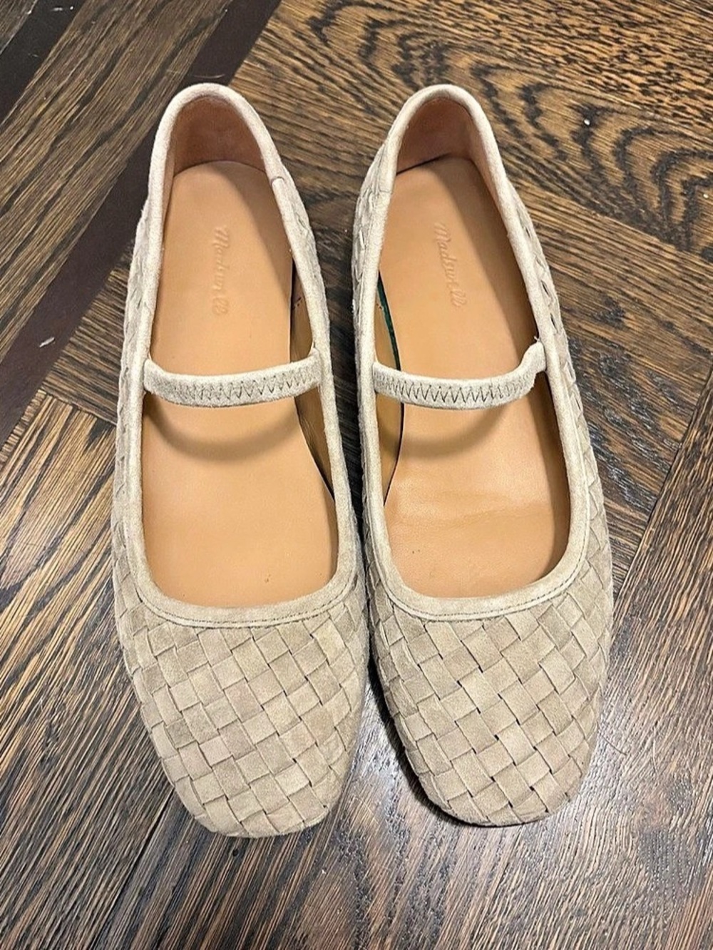 Madewell The Greta Woven Mary Jane sz 7